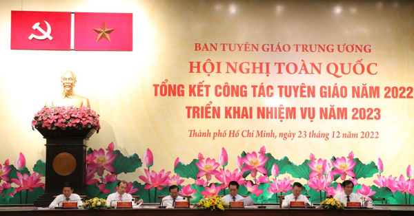 Ngành Tuyên giáo thể hiện vai trò “đi trước mở đường, đi cùng thực hiện, đi sau tổng kết” -0