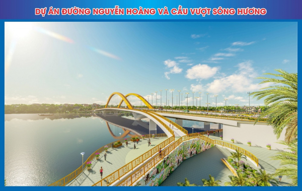Gần 2.300 tỷ đồng xây dựng đường Nguyễn Hoàng và cầu vượt qua sông Hương -0