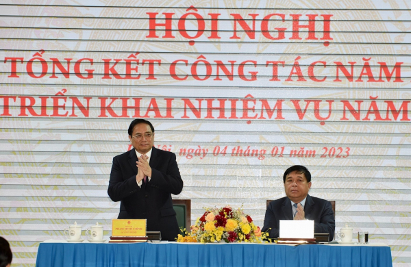 Thủ tướng tham dự Hội nghị tổng kết năm 2022 ngành Kế hoạch và đầu tư -0