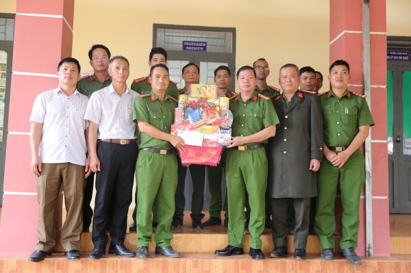 Ban Thường vụ Đảng ủy Công an tỉnh Đắk Nông kiểm tra công tác bảo đảm ANTT -0