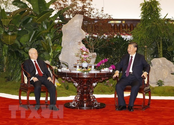 Tổng Bí thư Việt Nam và Trung Quốc gửi Thư chúc mừng năm mới Quý Mão -0