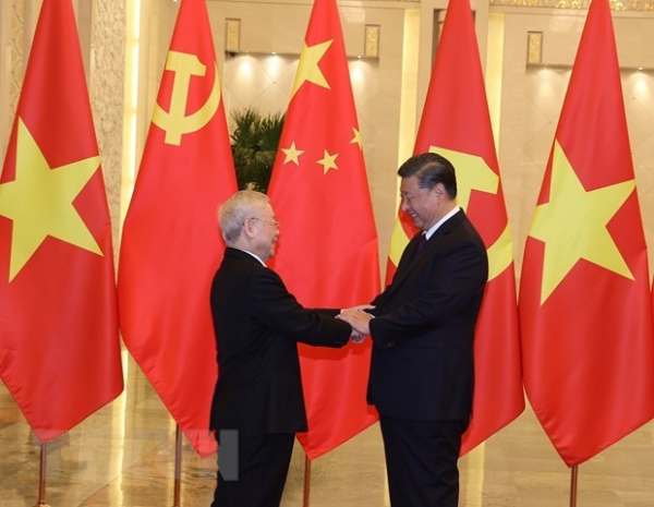 Tổng Bí thư Việt Nam và Trung Quốc gửi Thư chúc mừng năm mới Quý Mão -0