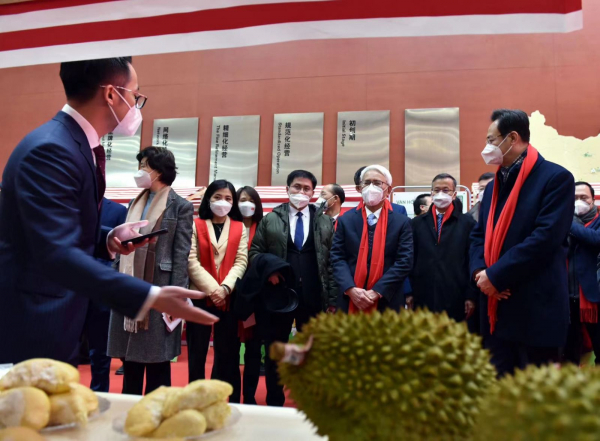 Giới thiệu trái cây và giới thiệu sầu riêng Việt Nam tại Thiên Tân, Trung Quốc -0