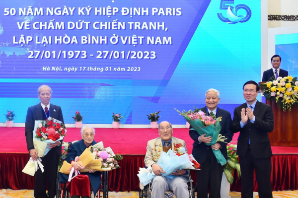 50th anniversary of Paris Peace Accords solemnly celebrated in Hanoi -0