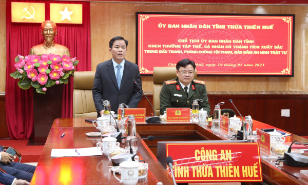 Công an Thừa Thiên-Huế đóng góp tích cực vào sự phát triển kinh tế, xã hội của tỉnh nhà -0