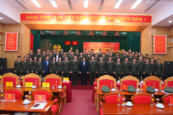 Thủ tướng Chính phủ Phạm Minh Chính thăm, chúc Tết Cục An ninh chính trị nội bộ, Bộ Công an -0