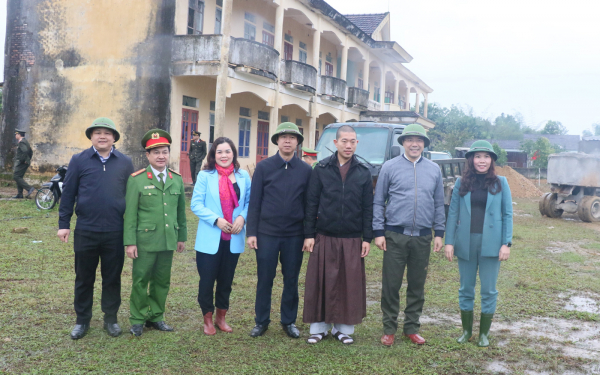 Giáo xứ và Phật giáo tại Hà Tĩnh chung tay xây dựng 9 trụ sở Công an xã  -0