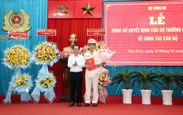 Đại tá Hồ Việt Triều giữ chức vụ Giám đốc Công an tỉnh Bạc Liêu -2