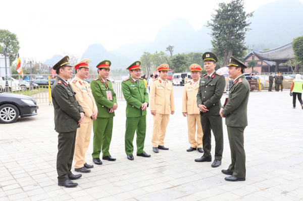 Bảo đảm an ninh, trật tự Lễ khai hội  chùa Tam Chúc năm 2023 -0