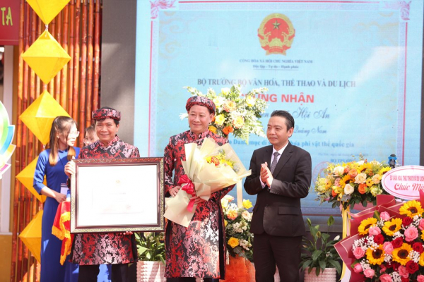 Hội An tổ chức lễ đón nhận danh hiệu Di sản văn hóa phi vật thể quốc gia -1
