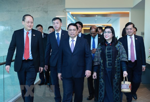 Thủ tướng Phạm Minh Chính bắt đầu thăm chính thức Cộng hòa Singapore -0
