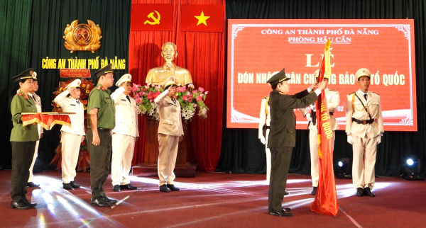 Phòng Hậu cần Công an Đà Nẵng được tặng Huân chương  Bảo vệ Tổ quốc  -0