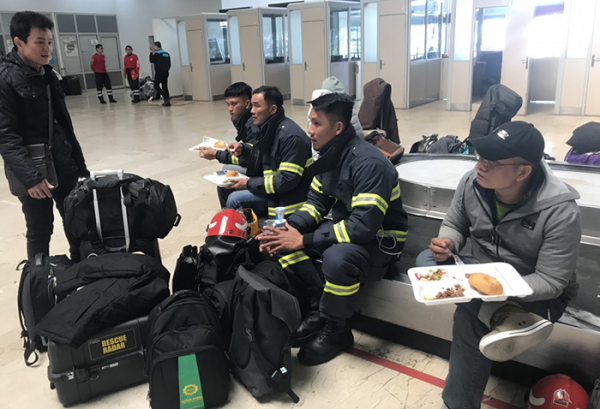 Đoàn công tác cứu nạn quốc tế của Bộ Công an đã tới Thổ Nhĩ Kỳ -1