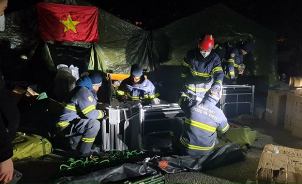 Vietnamese team begins search, rescue mission in Turkey -0