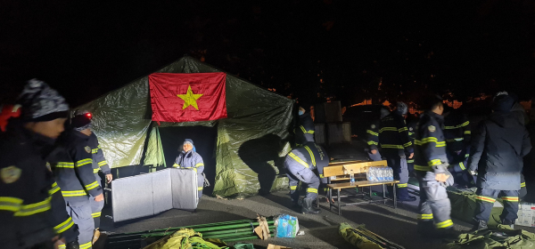 Đoàn công tác cứu nạn quốc tế Bộ Công an Việt Nam bắt đầu phương án tìm kiếm người bị nạn tại Thổ Nhĩ Kỳ -1