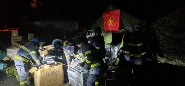 Đoàn công tác cứu nạn quốc tế Bộ Công an Việt Nam bắt đầu phương án tìm kiếm người bị nạn tại Thổ Nhĩ Kỳ -4
