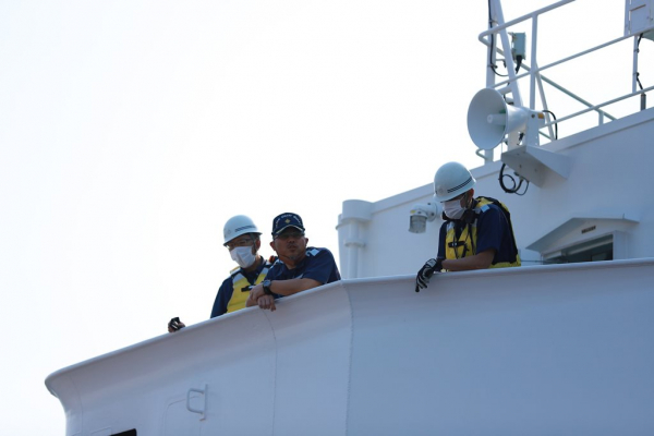 Cận cảnh Tàu tuần tra Settsu của Lực lượng bảo vệ bờ biển Nhật Bản thăm xã giao Đà Nẵng -0
