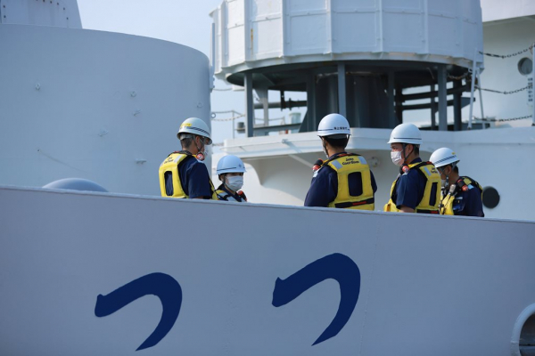 Cận cảnh Tàu tuần tra Settsu của Lực lượng bảo vệ bờ biển Nhật Bản thăm xã giao Đà Nẵng -4