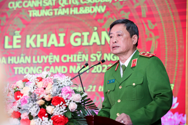 Thứ trưởng Nguyễn Văn Long: chiến sĩ mới phải xác định lập trường, vượt qua mọi khó khăn, thử thách -1