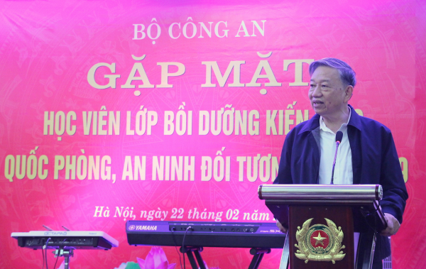 Bộ Công an gặp mặt học viên Lớp bồi dưỡng kiến thức Quốc phòng, An ninh đối tượng 1, Khoá 89 -0