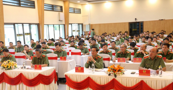 Deputy Minister Tran Quoc To works with Tay Ninh Provincial Police -0