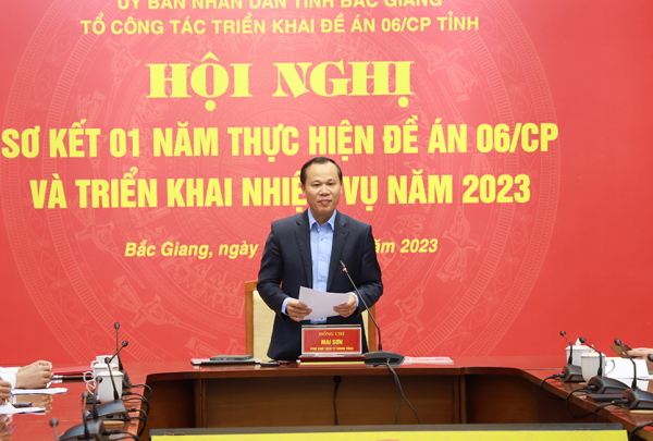 Công an tỉnh Bắc Giang tham dự hội nghị sơ kết 01 năm thực hiện đề án 06 -0