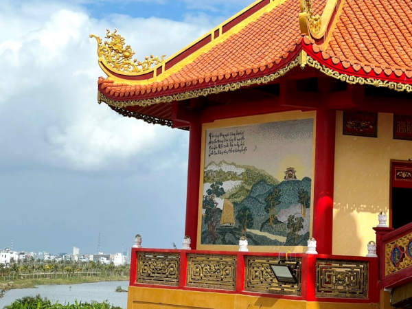 Xác lập kỷ lục Việt Nam Bộ tranh sứ độc bản tại chùa Quán Thế Âm – Ngũ Hành Sơn -9