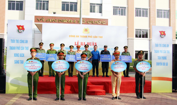 Tuổi trẻ Công an thành phố trung tâm vùng ĐBSCL tiên phong chuyển đổi số -0