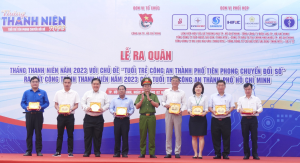 Tuổi trẻ Công an TP Hồ Chí Minh ra quân Tháng Thanh niên năm 2023 -0