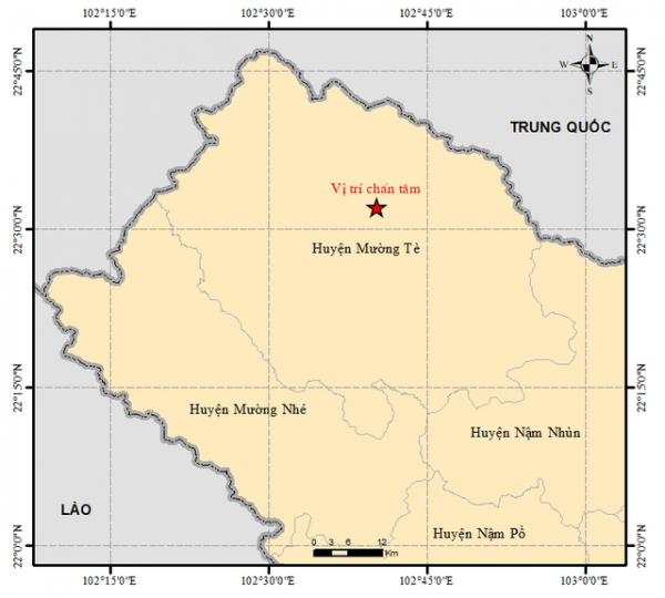 Earthquake hits Vinh Phuc and Lai Chau -0