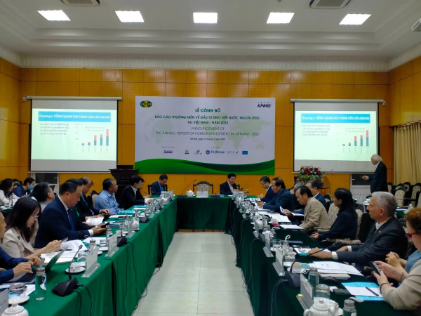 Công bố Báo cáo thường niên về đầu tư trực tiếp nước ngoài tại Việt Nam năm 2022 -0