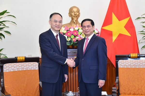 Leaders of Ministry of Foreign Affairs receive, hold talks with Chinese official -0