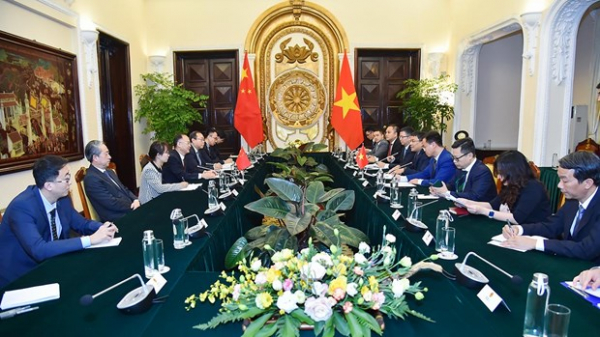 Leaders of Ministry of Foreign Affairs receive, hold talks with Chinese official -0