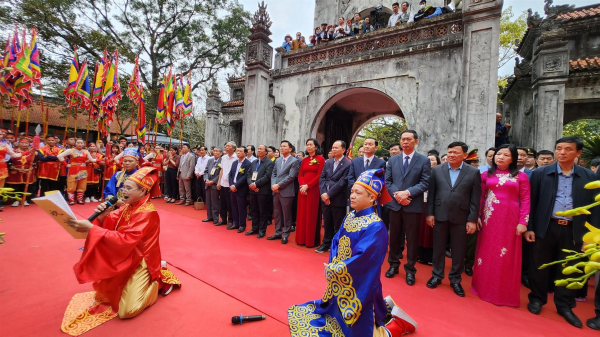 Lễ hội đền Bà Triệu trở thành Di sản văn hóa phi vật thể quốc gia -0