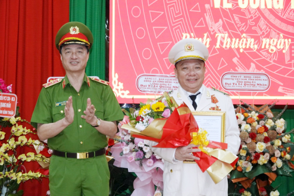 Đại tá Lê Quang Nhân giữ chức vụ Giám đốc Công an tỉnh Bình Thuận -0