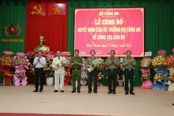 Đại tá Lê Quang Nhân được bổ nhiệm giữ chức Giám đốc Công an tỉnh Bình Thuận -1