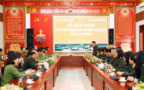 Văn phòng đại diện Báo CAND khu vực Bắc Trung Bộ tiếp nhận trụ sở mới tại Nghệ An -0