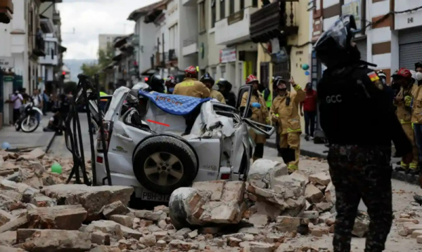 Động đất rung chuyển Ecuador, ít nhất 12 người thiệt mạng -0