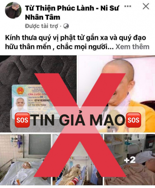 Giả căn cước công dân của nhà sư để lừa đảo -0