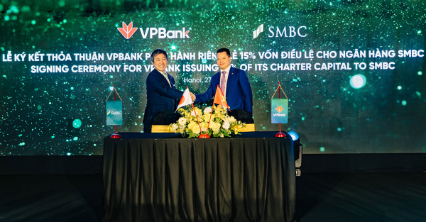 Đạt thỏa thuận bán 15% vốn điều lệ cho SMBC, VPBank đứng thứ 2 về vốn chủ sở hữu khối ngân hàng Việt -0