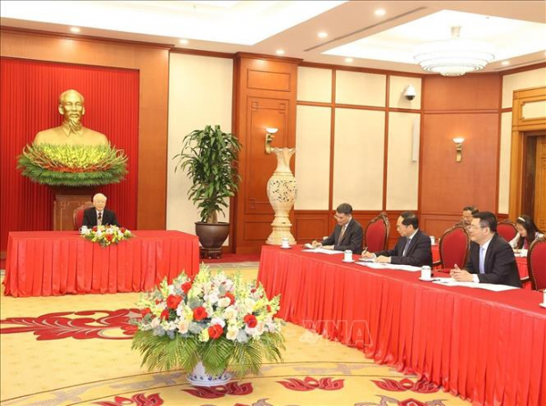 Tổng Bí thư Nguyễn Phú Trọng điện đàm với Tổng thống Hoa Kỳ Joe Biden -1