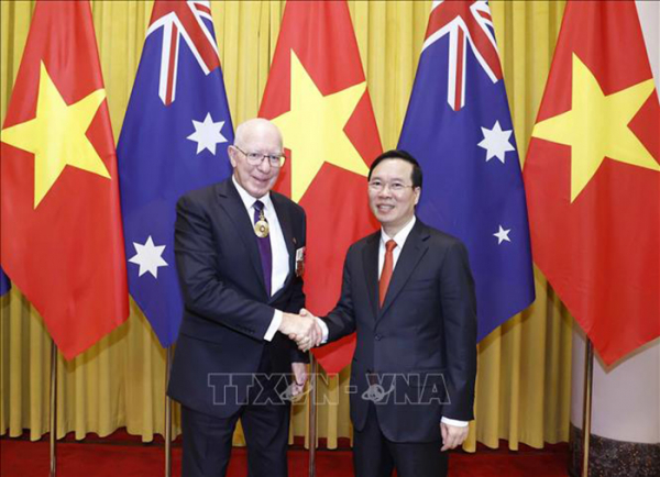 Chủ tịch nước Võ Văn Thưởng hội đàm với Toàn quyền Australia David Hurley -0