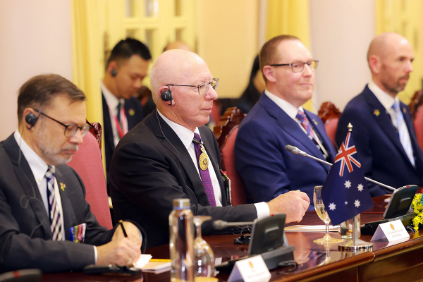 Chủ tịch nước Võ Văn Thưởng hội đàm với Toàn quyền Australia David Hurley -1