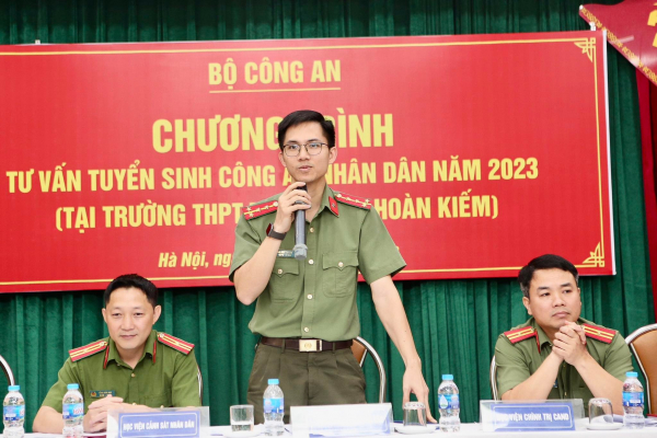 Bộ Công an tổ chức chương trình tư vấn tuyển sinh CAND năm 2023  -0