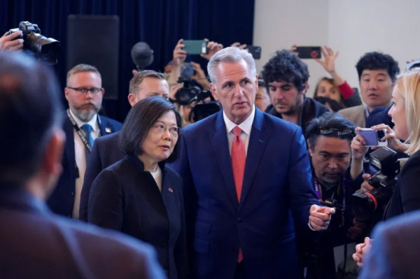 Chủ tịch Hạ viện Mỹ gặp mặt lãnh đạo Đài Loan, Trung Quốc lên tiếng cảnh báo  -0