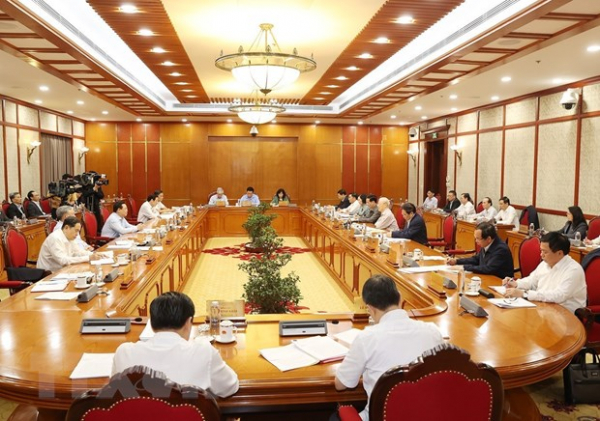 Tổng Bí thư Nguyễn Phú Trọng chủ trì cuộc họp Bộ Chính trị, Ban Bí thư -0