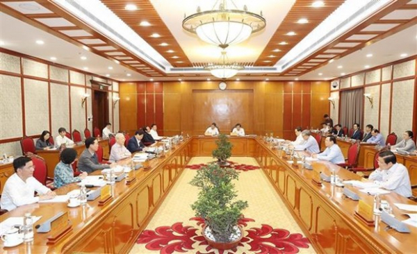 Party chief chairs meeting of Politburo, Secretariat -0