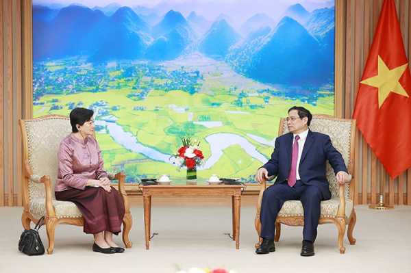 Thủ tướng Phạm Minh Chính tiếp Đại sứ Campuchia, Malaysia -0