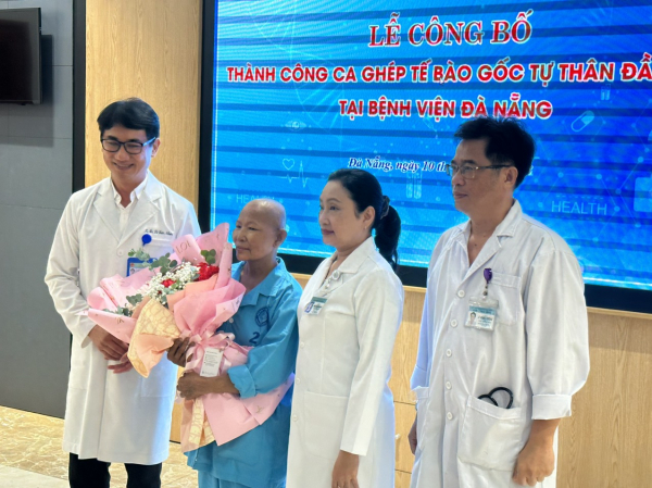 Bệnh viện Đà Nẵng lần đầu tiên thực hiện thành công ca ghép tế bào gốc tự thân -0