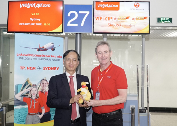 Toàn quyền Úc chúc mừng các đường bay thẳng của Vietjet đến Melbourne, Sydney, Brisbane -0